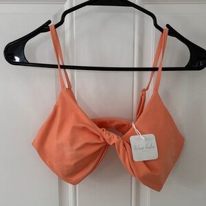 Wave Babe Orange Bikini Top
